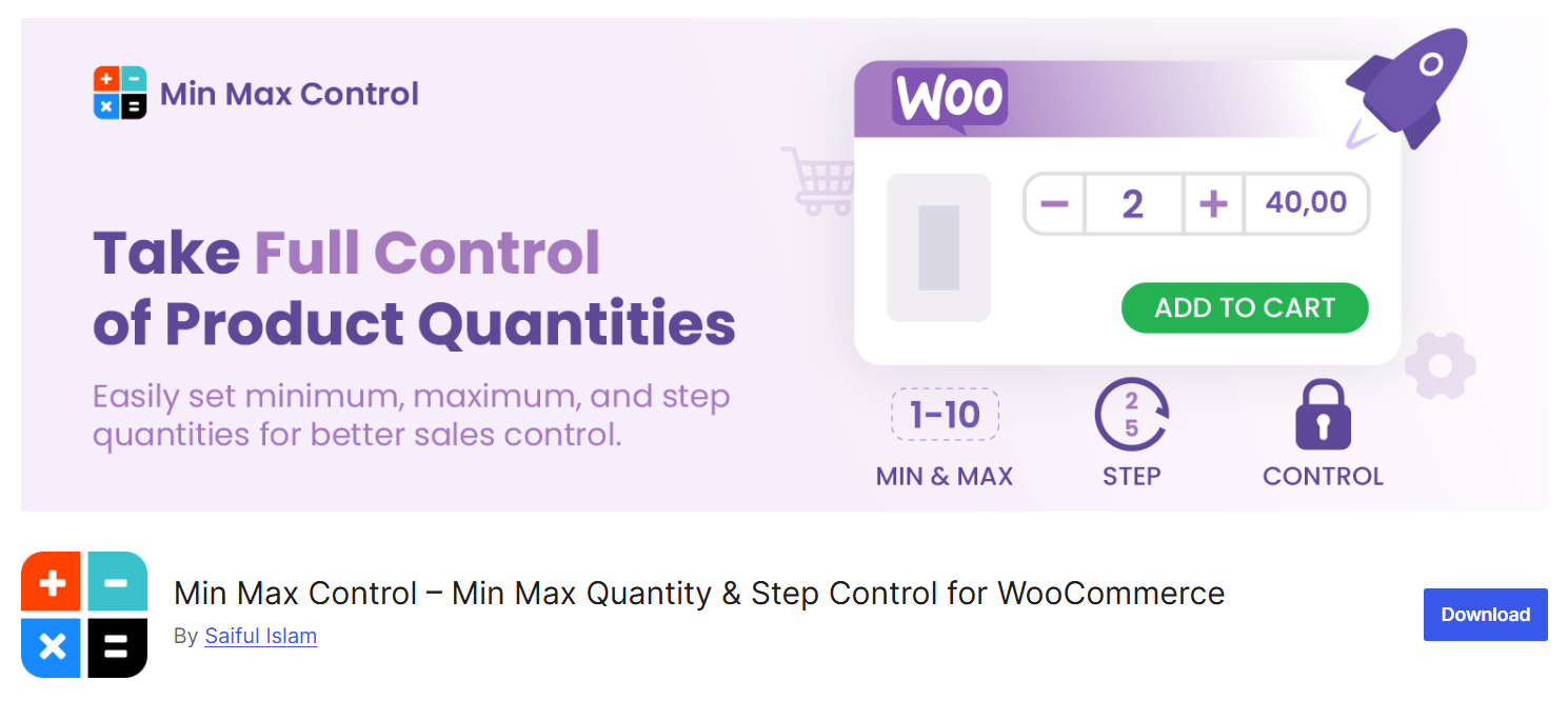 how to set minimum order quantity in WooCommerce

