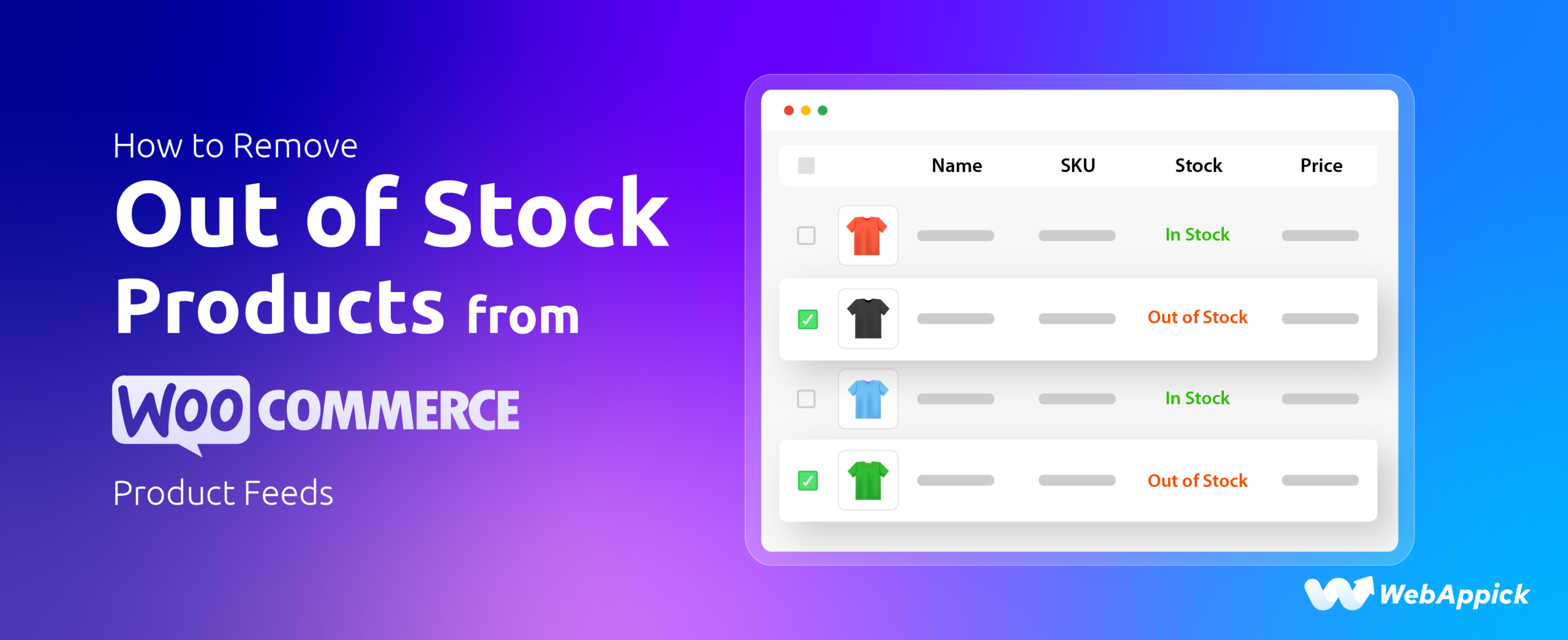 How to Remove Out-of-Stock Products from WooCommerce Product Feeds