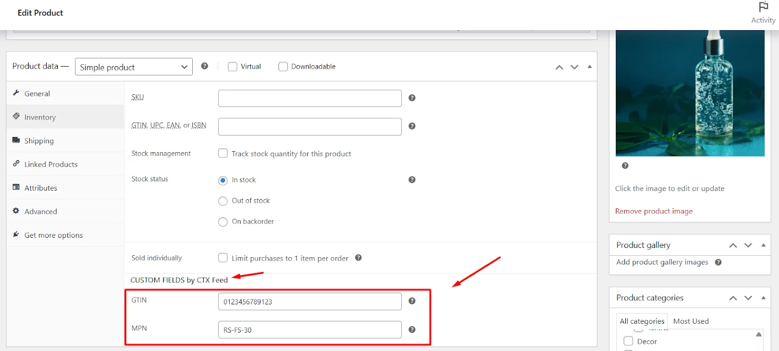 add values