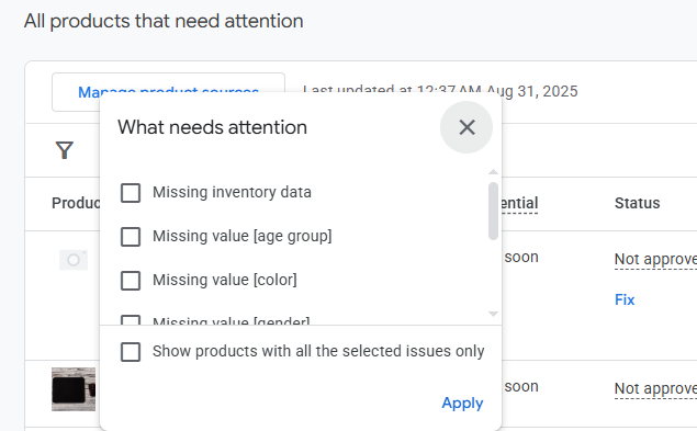 How to Fix Missing Product Description in Google Merchant Center Missing product description Google Merchant Center error