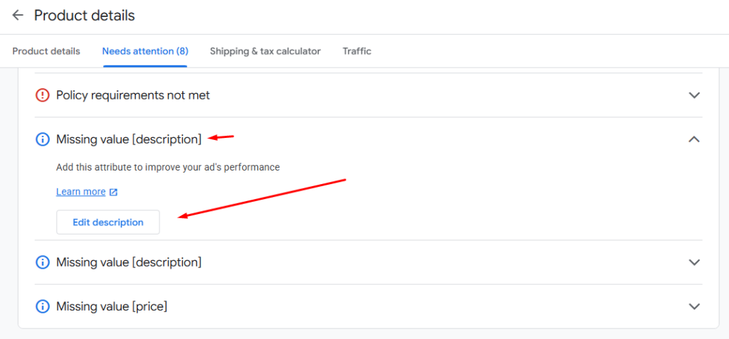 How to Fix Missing Product Description in Google Merchant Center Fix Missing Product Description in Google Merchant Center