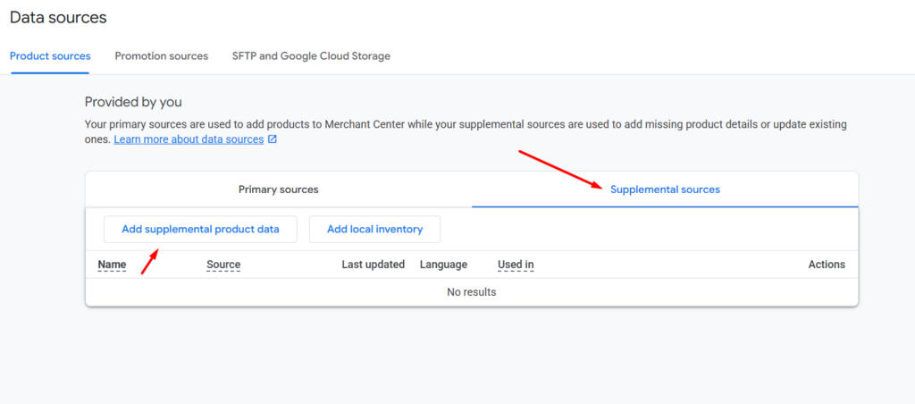 How to Fix Missing Product Description in Google Merchant Center supplemental source