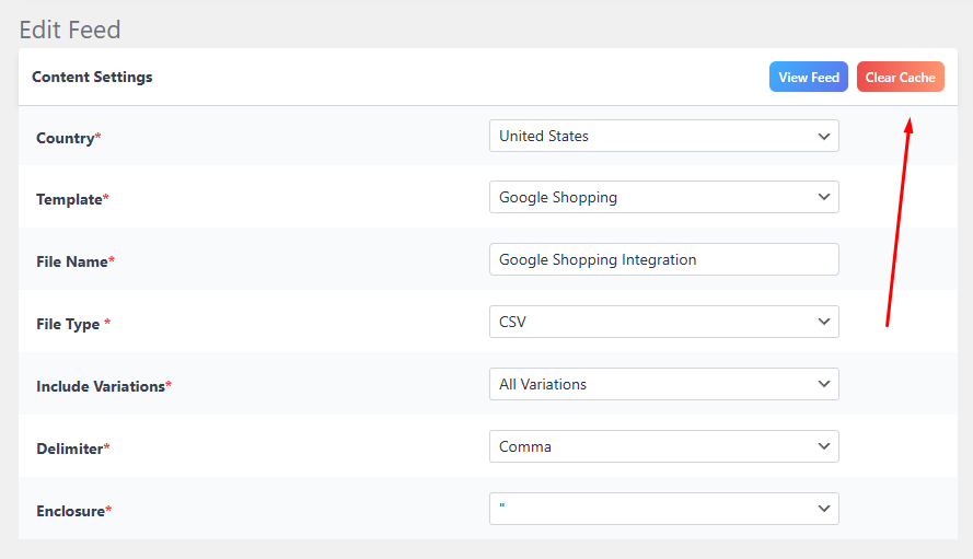 How to Fix Missing Product Description in Google Merchant Center clear cache