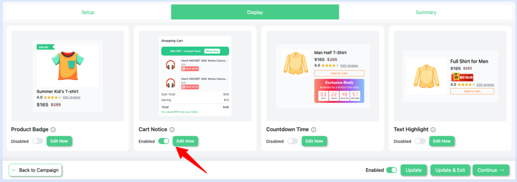Add a Cart Notice in woocommerce