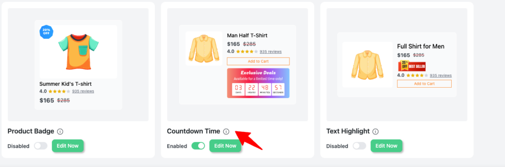 countdown timer in woocommerce