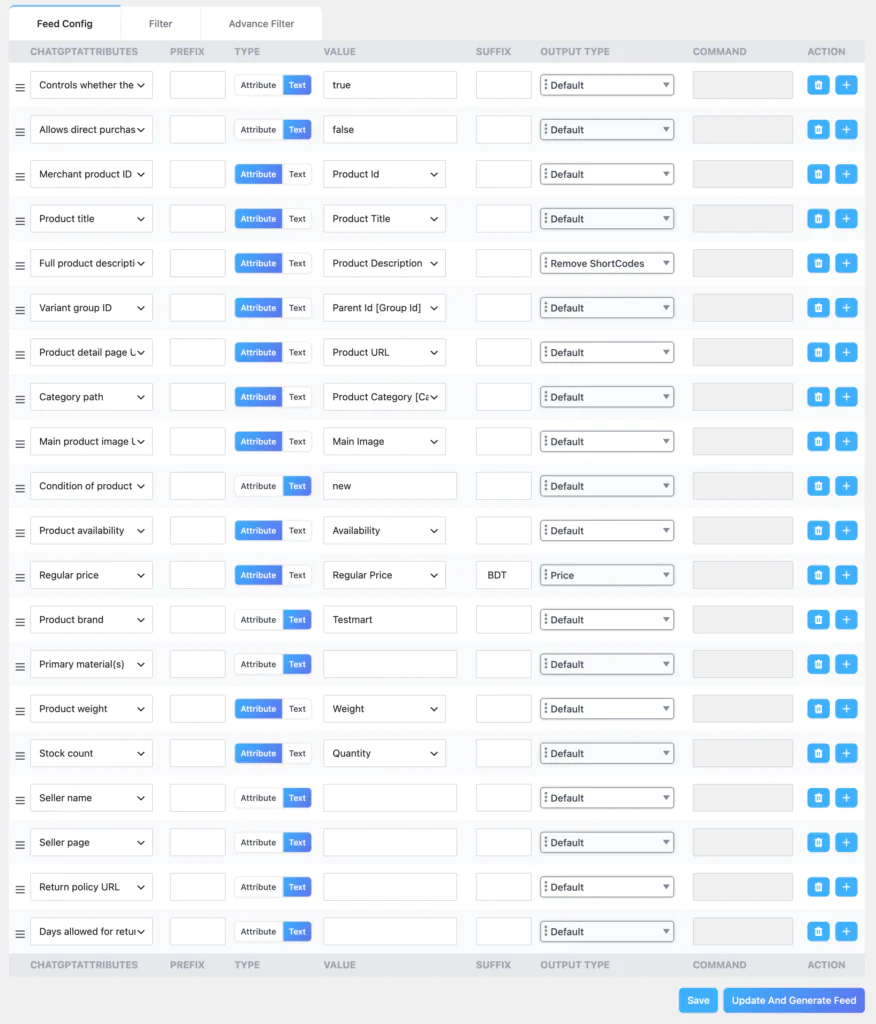 How to Create ChatGPT Ads for Your WooCommerce Store How to Create ChatGPT Ads for Your WooCommerce Store - Review and refine the field mapping