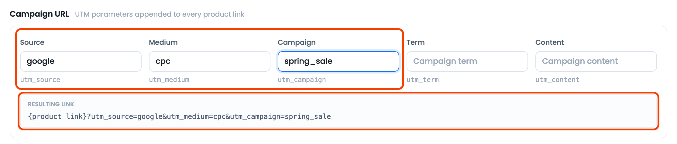 How to Add UTM Parameters to Product URLs? CTX Feed Make Feed Filters tab, where the Campaign URL card sets UTM parameters