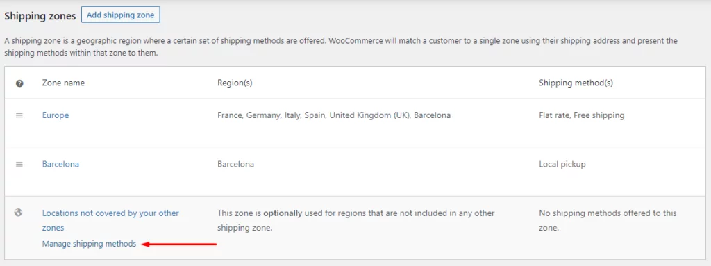 How to Set WooCommerce Multiple Shipping Options in 2026 How to Set WooCommerce Multiple Shipping Options in 2026 - Locations not covered by your other zones