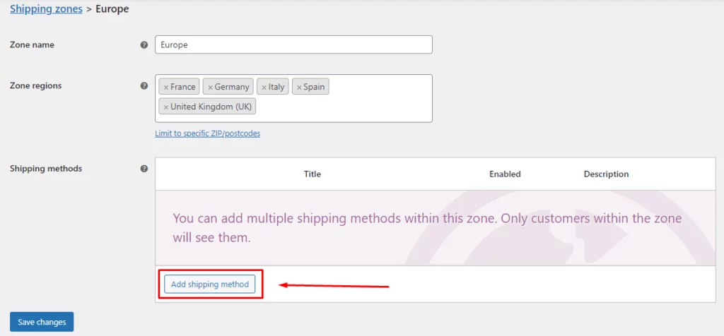 How to Set WooCommerce Multiple Shipping Options in 2026 How to Set WooCommerce Multiple Shipping Options in 2026 - add shipping method