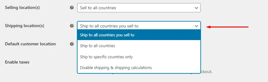 How to Set WooCommerce Multiple Shipping Options in 2026 How to Set WooCommerce Multiple Shipping Options in 2026 - shipping location