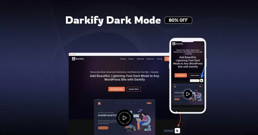 Best WordPress Plugins Black Friday Deals 2025: Save Big on Top Plugins, Themes, and more! Darkify Dark Mode Black Friday Deal 2025