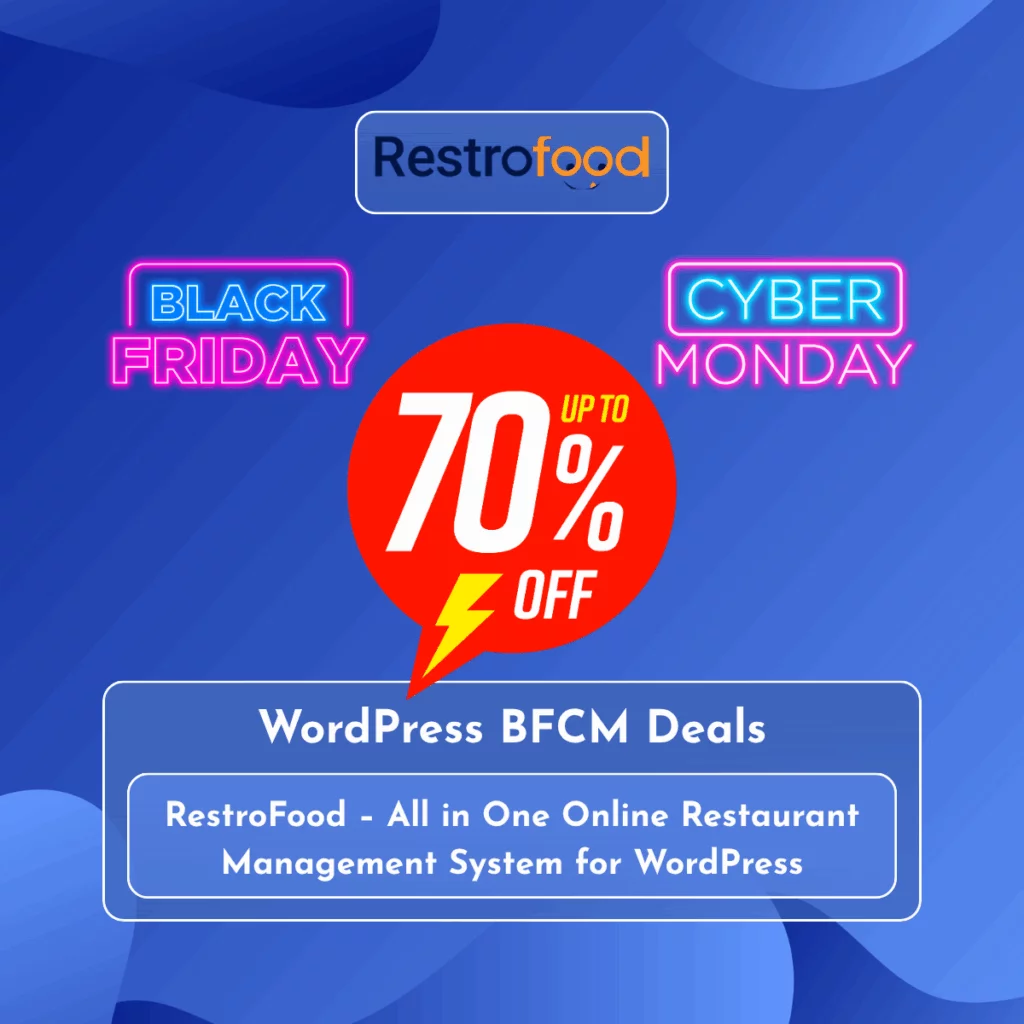 Best WordPress Plugins Black Friday Deals 2025: Save Big on Top Plugins, Themes, and more! RestroFood Black Friday Deal 2025
