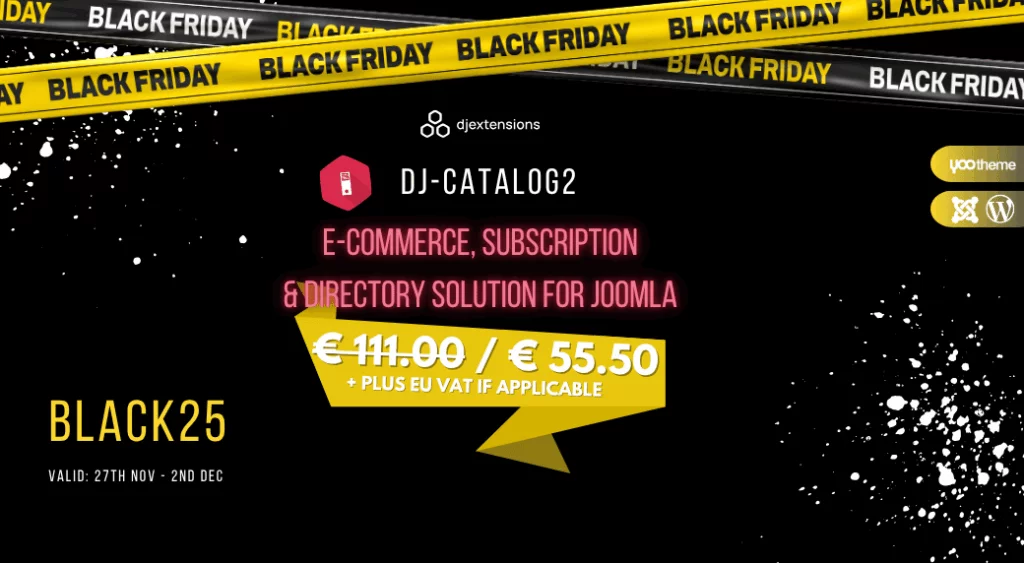 Best WordPress Plugins Black Friday Deals 2025: Save Big on Top Plugins, Themes, and more! DJ-Catalog2 Black Friday Deal 2025