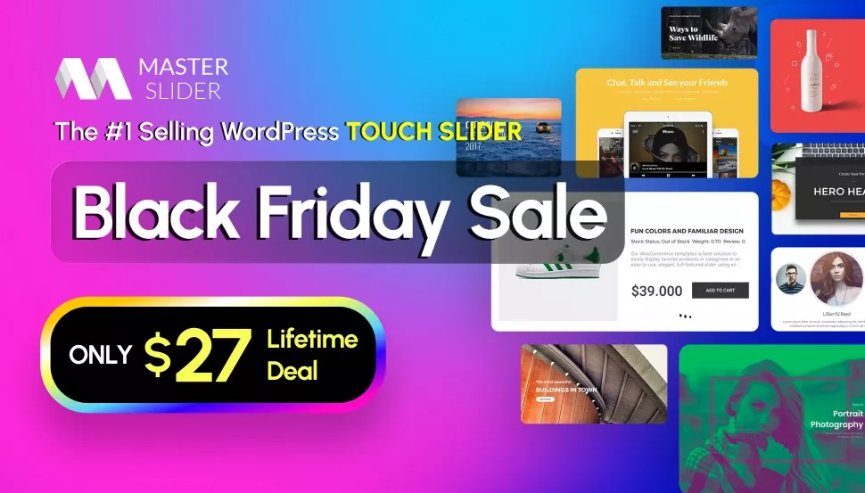 Best WordPress Plugins Black Friday Deals 2025: Save Big on Top Plugins, Themes, and more! Master Slider Black Friday Deal 2025